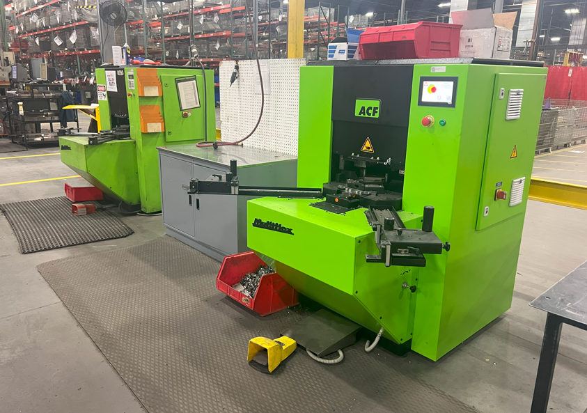 ACF MF25i cornerformers at IT customer